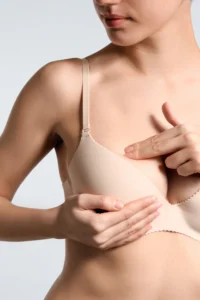 woman with breast