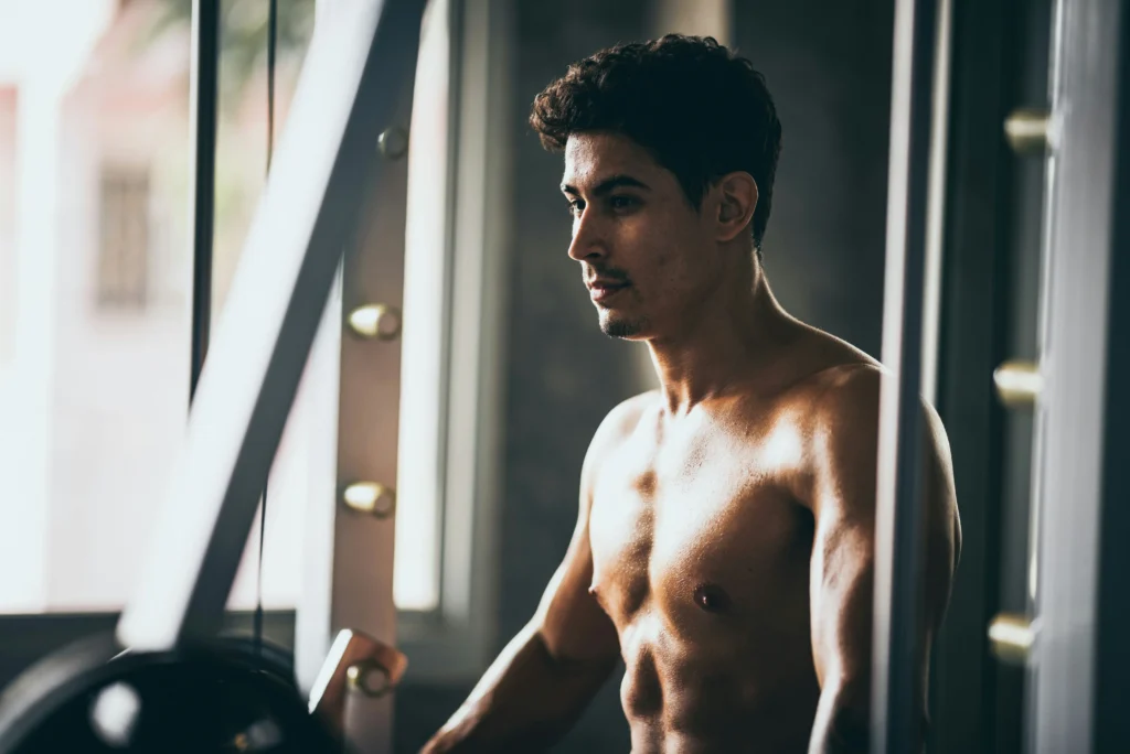 man working out 