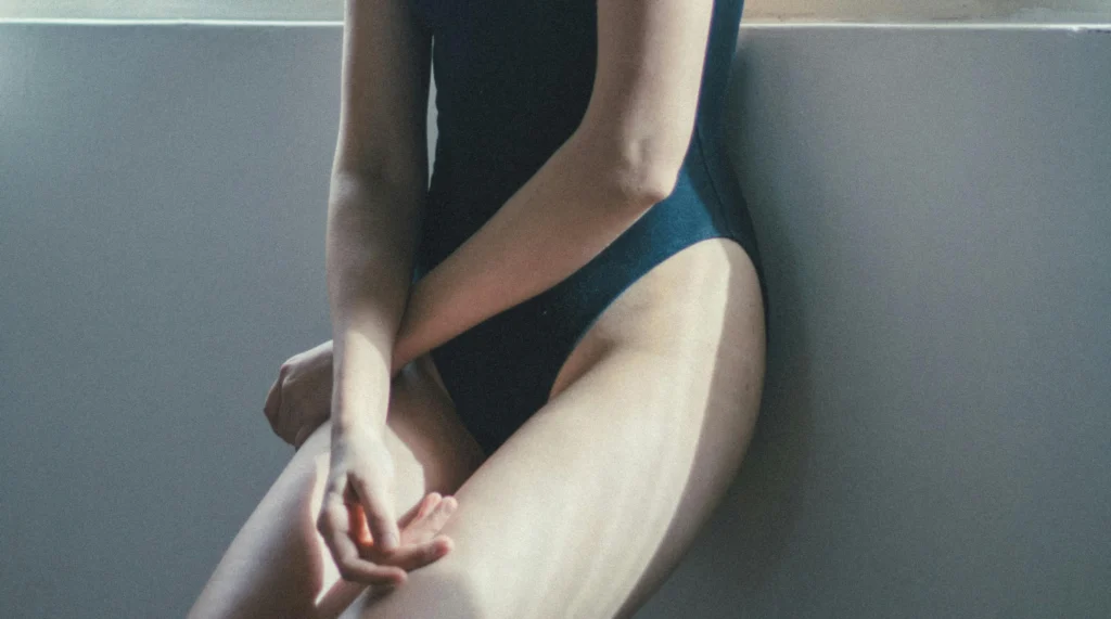 woman in tights