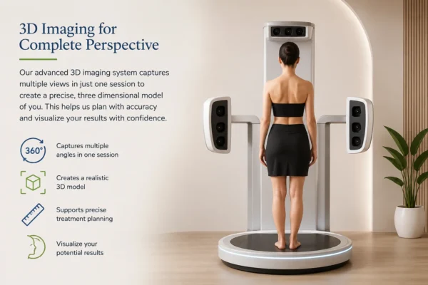 Vectra 3D imaging system used for breast implant size simulation at Dr. Adrian Lo's office